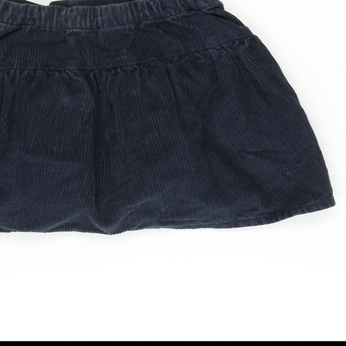 TU Girls Blue Cotton Skater Skirt Size 5-6 Years Regular