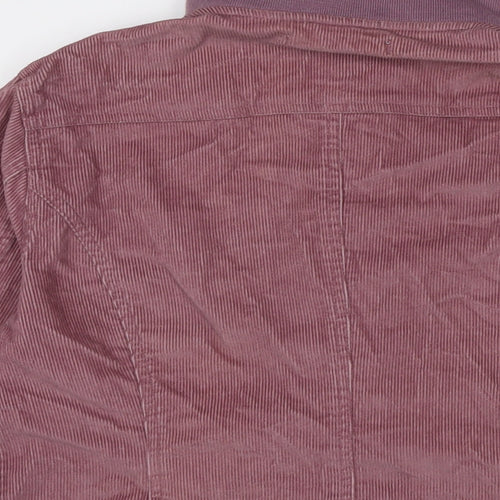 Modern Woman Womens Purple Jacket Size 16 Button