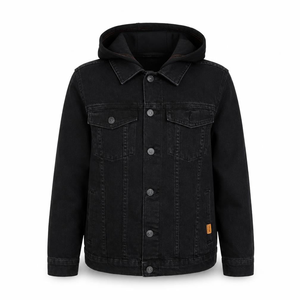 Zara Womens Black Biker Jacket Size 10 Button