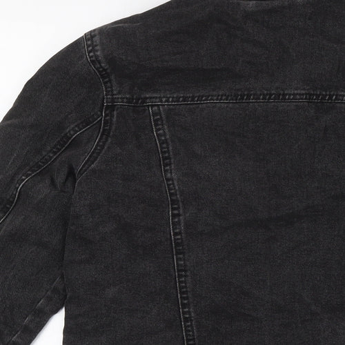 George Womens Black Jacket Size 10 Button