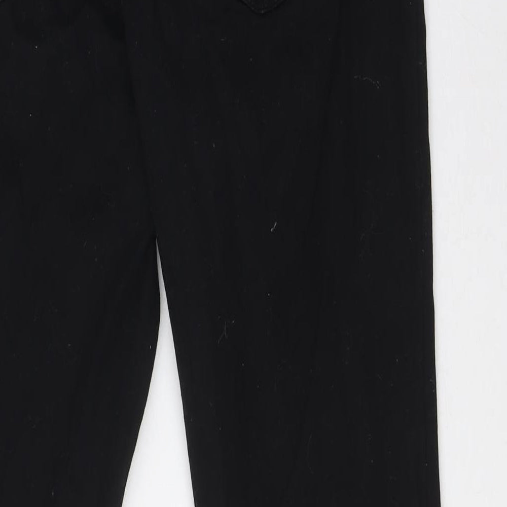 New Look Womens Black Herringbone Cotton Jegging Jeans Size 14 L29 in Regular