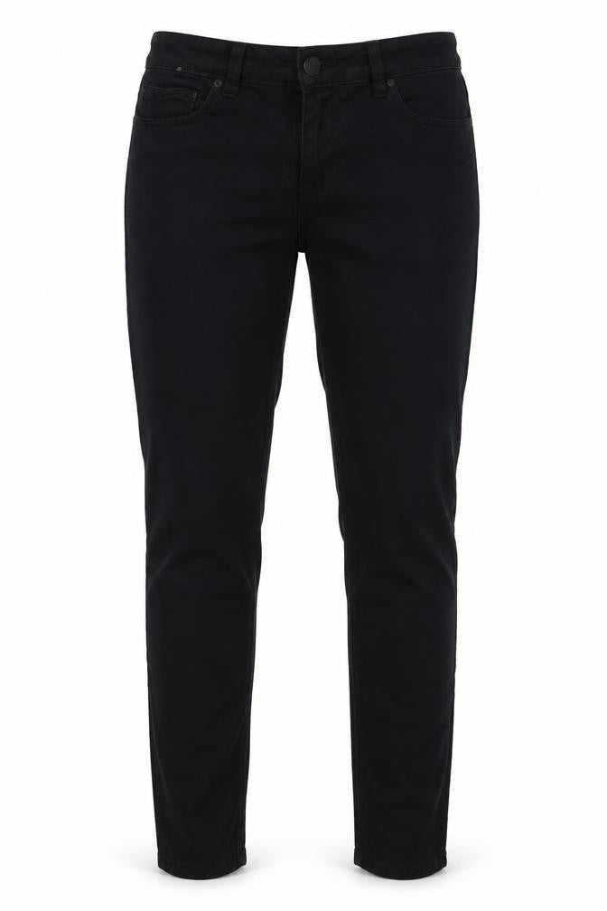 NEXT Womens Black Cotton Skinny Jeans Size 12 L28 in Slim Button