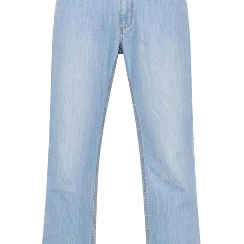 NEXT Mens Blue Cotton Straight Jeans Size 32 in L32 in Regular Button
