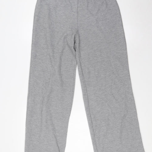 Zara Womens Green Polyester Trousers Size S L28 in Regular - Ribbed