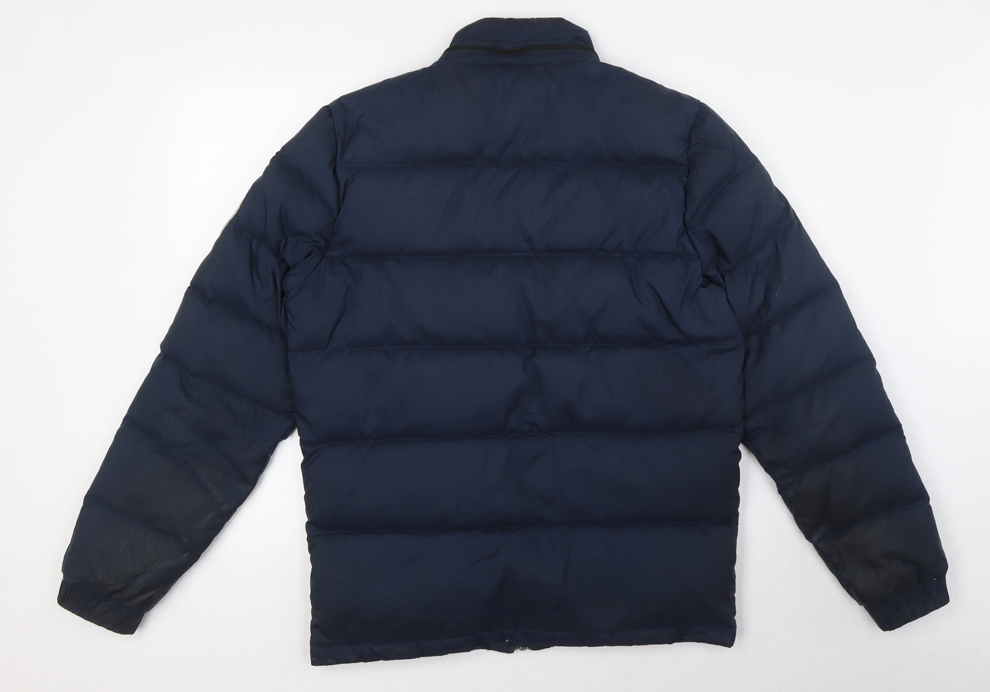 Henri Lloyd Mens Blue Quilted Jacket Size M Zip - Waling