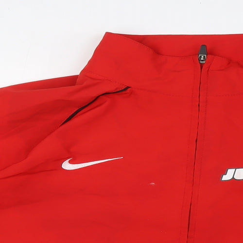 Nike Mens Red Jacket Size L Zip - JustPlay. The FA Mars
