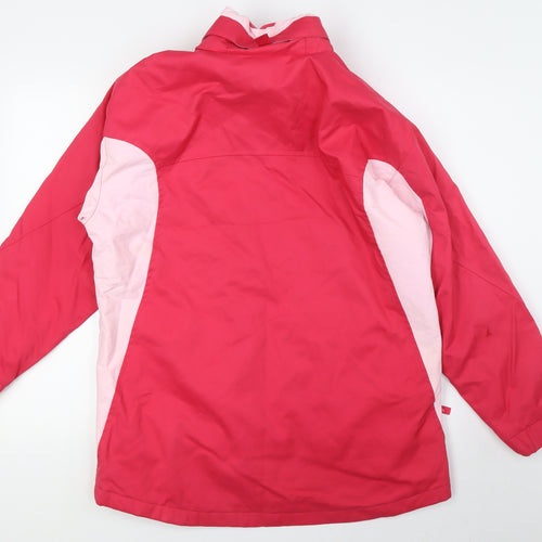 Marks and Spencer Girls Pink Ski Jacket Jacket Size 13-14 Years Zip