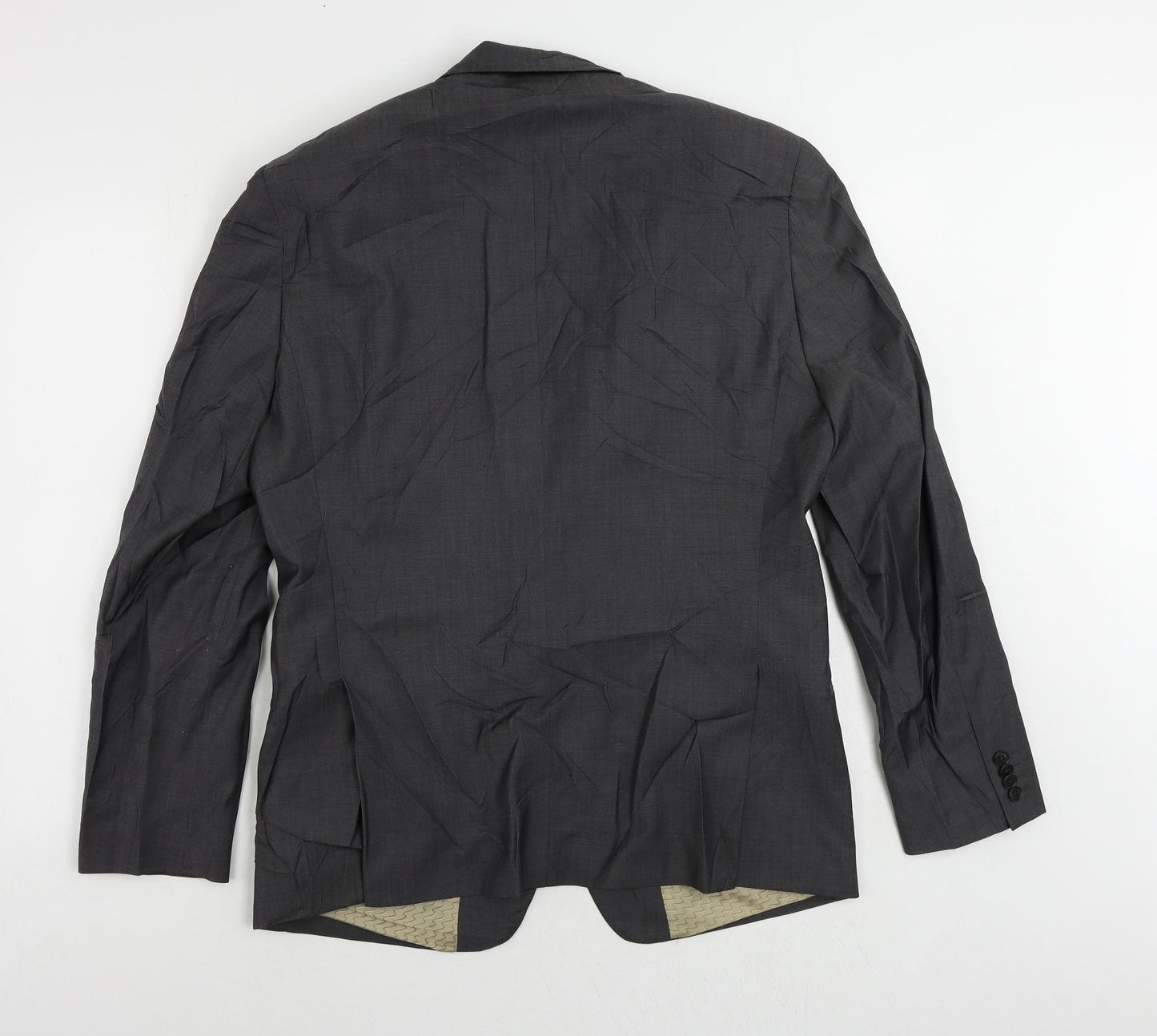 NEXT Mens Grey Wool Jacket Suit Jacket Size 42 Regular