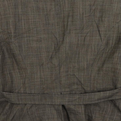 NEXT Womens Brown Jacket Blazer Size 12 Button