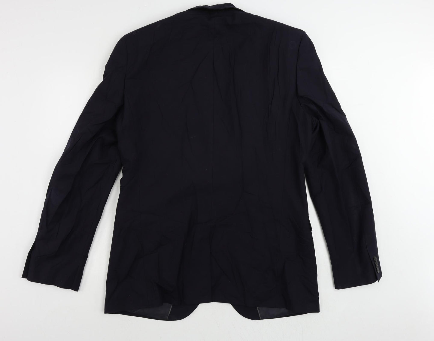 NEXT Mens Blue Wool Jacket Suit Jacket Size 44 Regular