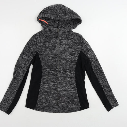 NEXT Womens Grey Jacket Size 8 Zip - Hooded