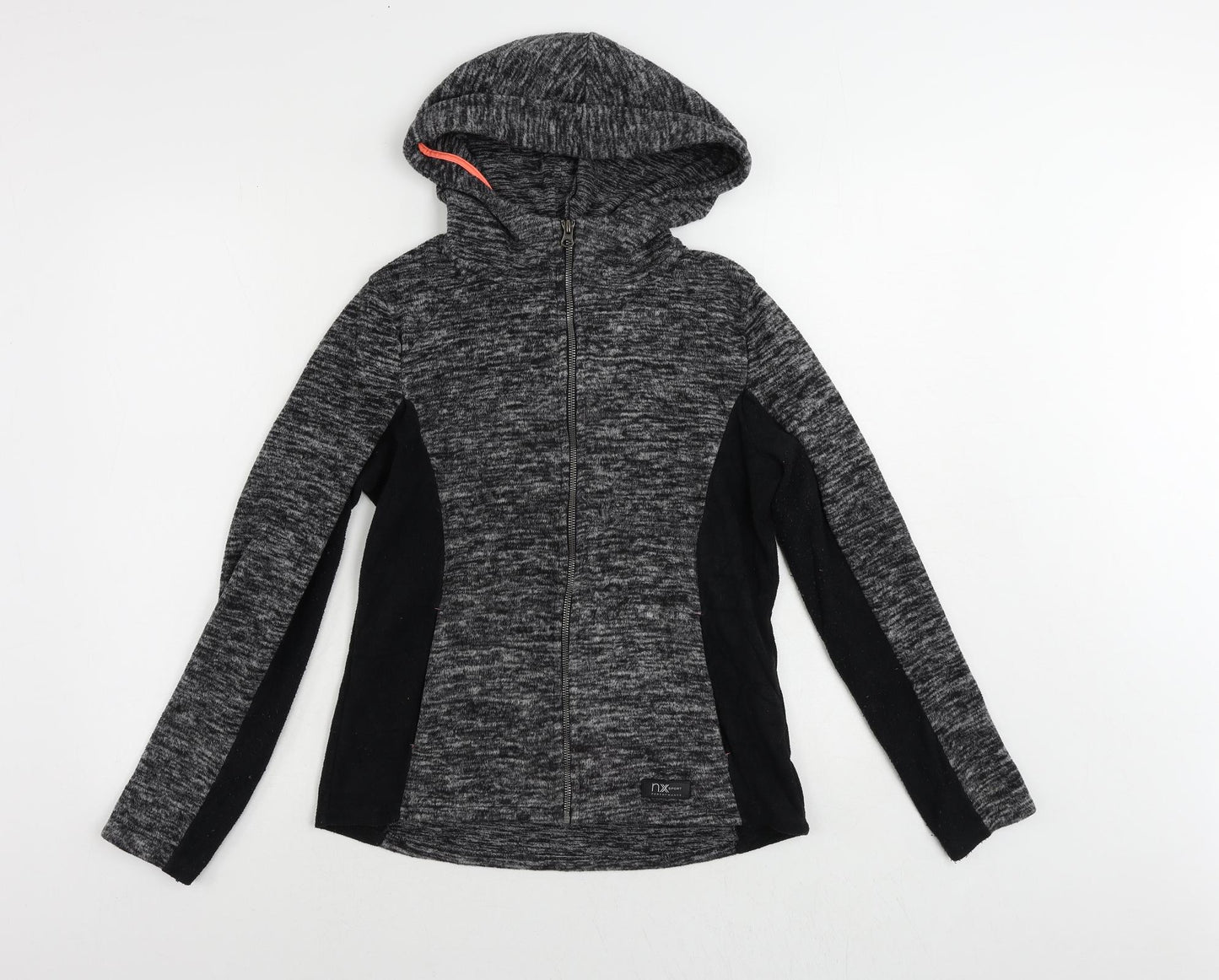 NEXT Womens Grey Jacket Size 8 Zip - Hooded