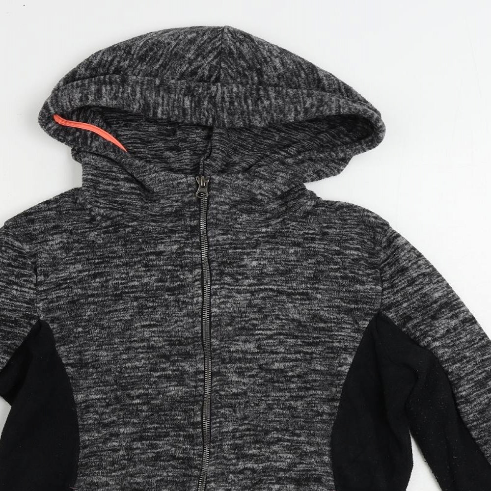 NEXT Womens Grey Jacket Size 8 Zip - Hooded