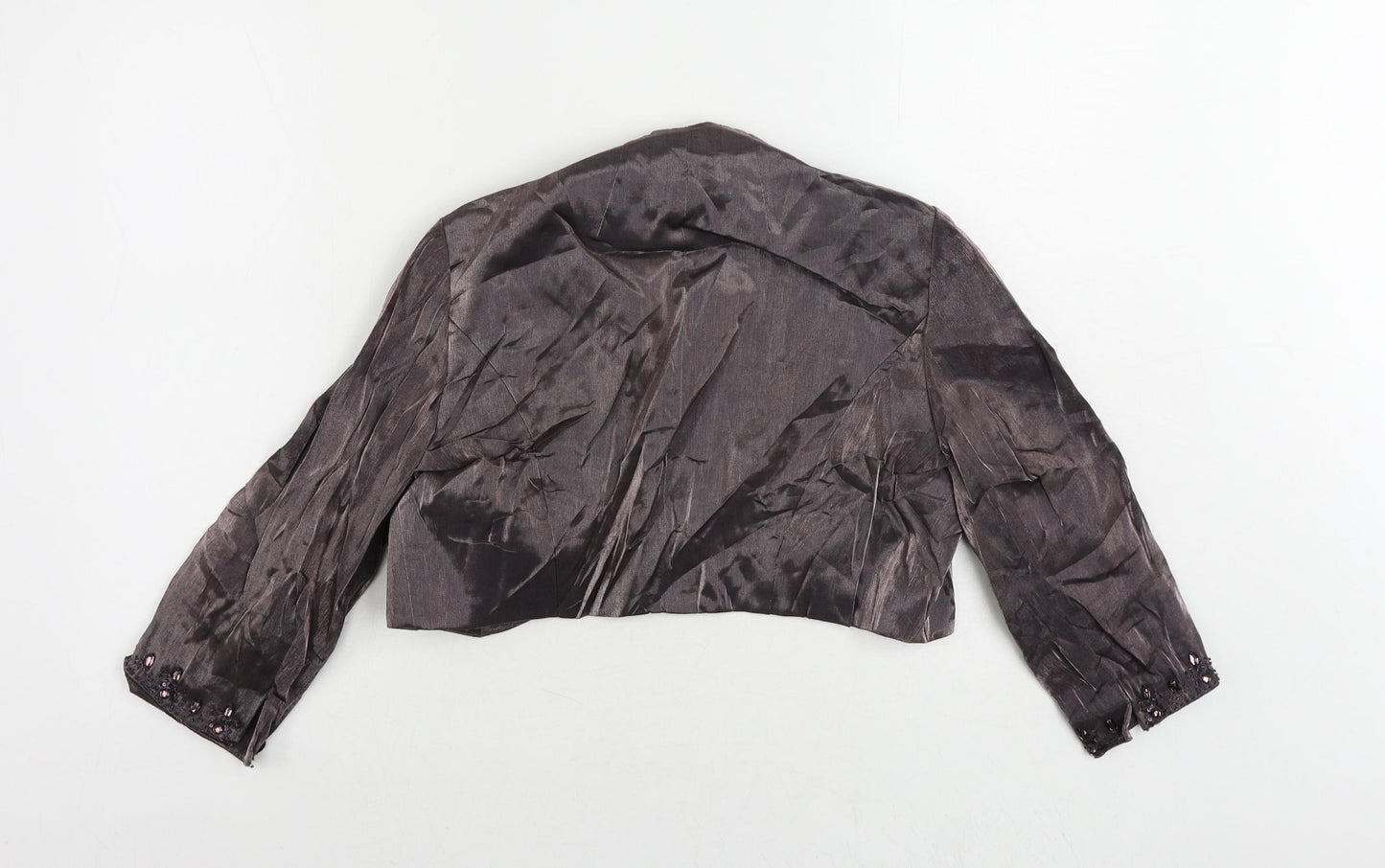 Alex Womens Purple Jacket Size 10 - Embellished