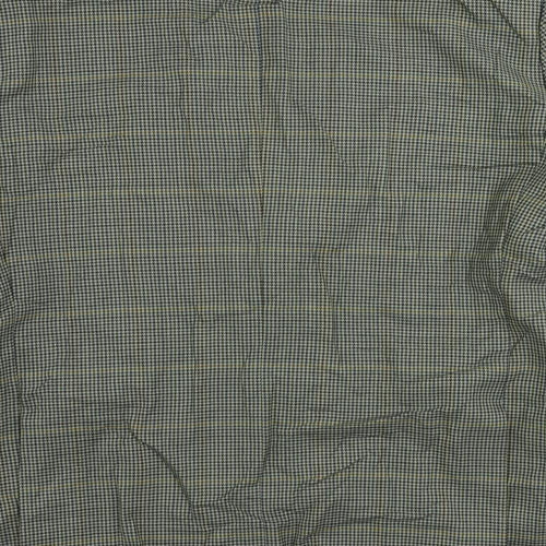 Marks and Spencer Mens Green Plaid Wool Jacket Suit Jacket Size 42 Regular