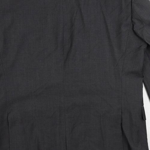 T.M.Lewin Mens Grey Wool Jacket Suit Jacket Size 44 Regular