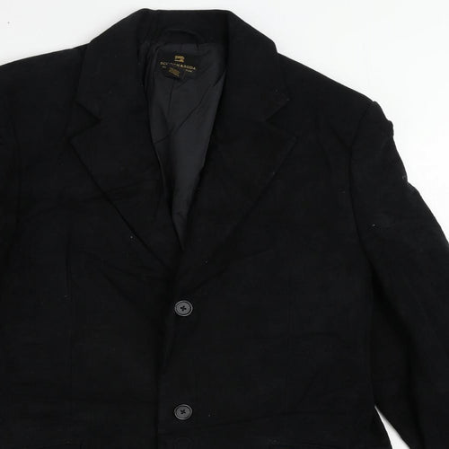 Scotch & Soda Mens Black Jacket Blazer Size XL Button