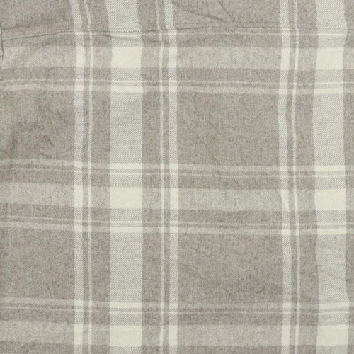 Arket Womens Grey Plaid Jacket Size 10 Button - Shacket