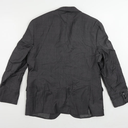 Marks and Spencer Mens Grey Wool Jacket Suit Jacket Size 42 Regular