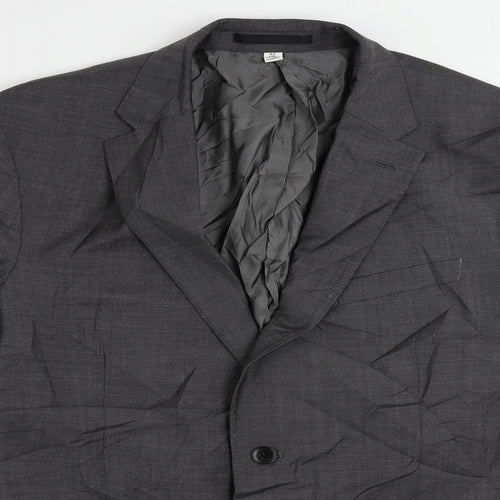 Marks and Spencer Mens Grey Wool Jacket Suit Jacket Size 42 Regular