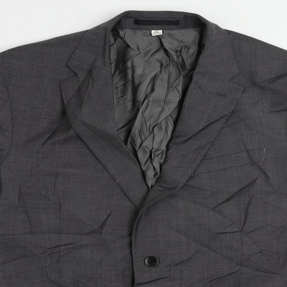 Marks and Spencer Mens Grey Wool Jacket Suit Jacket Size 42 Regular
