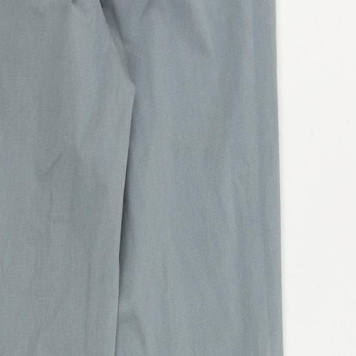 Marks and Spencer Womens Blue Cotton Tapered Jeans Size 6 L25 in Regular Zip - Ankle Zip