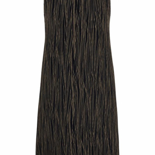 Marks and Spencer Womens Blue Striped Viscose Sheath Size 14 Round Neck Zip