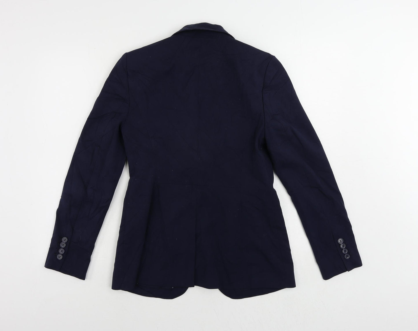 Marks and Spencer Womens Blue Jacket Blazer Size 10 Button