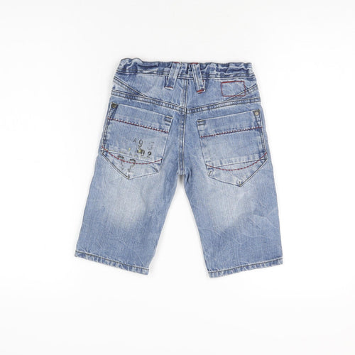 NEXT Boys Blue Cotton Straight Jeans Size 5 Years Regular Zip