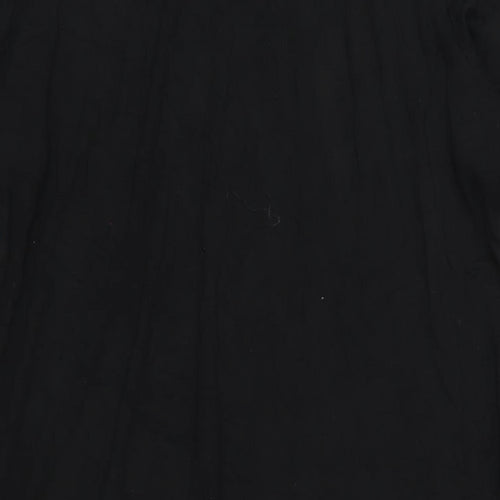 Lipsy Womens Black Viscose A-Line Size 8 Roll Neck Pullover