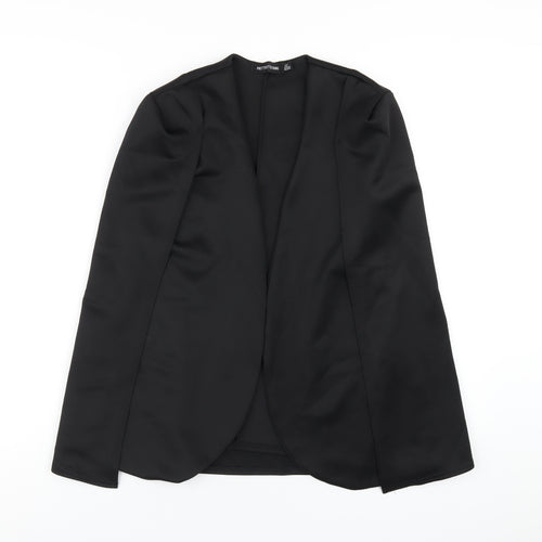 PRETTYLITTLETHING Womens Black Jacket Size 10