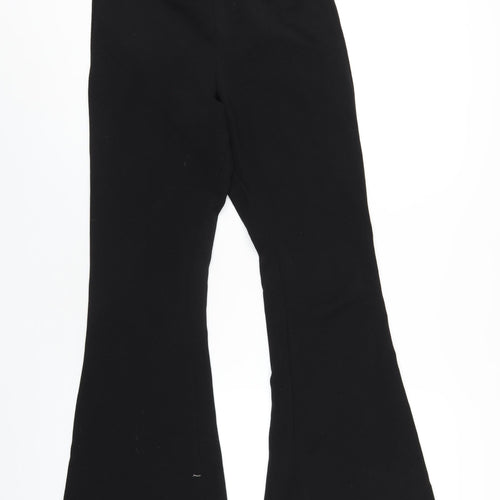 New Look Womens Black Polyester Trousers Size 12 L31 in Regular