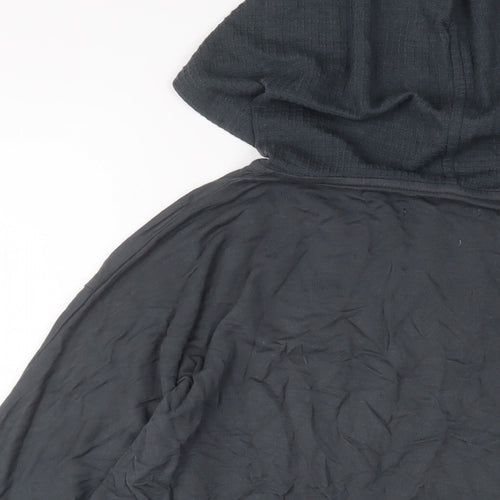 NEXT Womens Grey Viscose Pullover Hoodie Size 12 Pullover