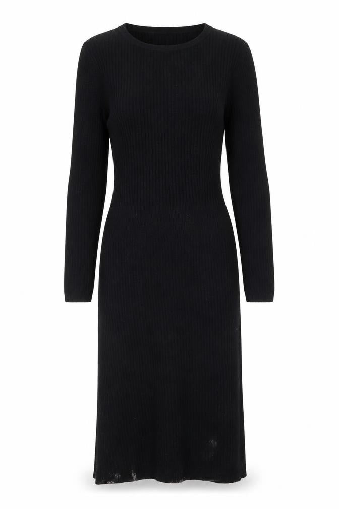 Gap Womens Black Cotton Jumper Dress Size XS Crew Neck Pullover
