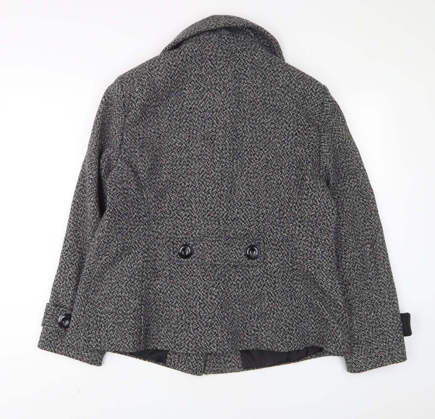 Debenhams Womens Grey Jacket Size 14 Button