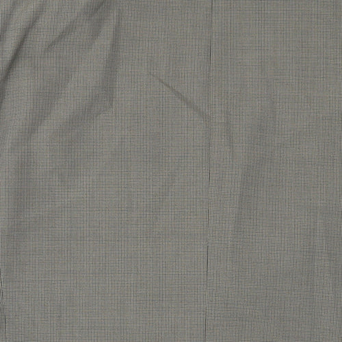 Pierro Cini Mens Grey Plaid Wool Jacket Suit Jacket Size 44 Regular - Inside pockets