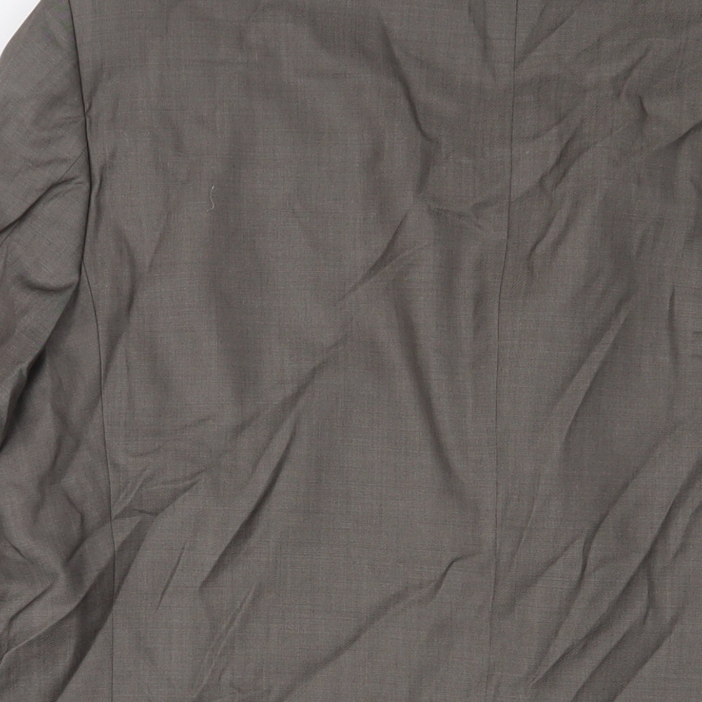 Marks and Spencer Mens Grey Wool Jacket Suit Jacket Size 44 Regular
