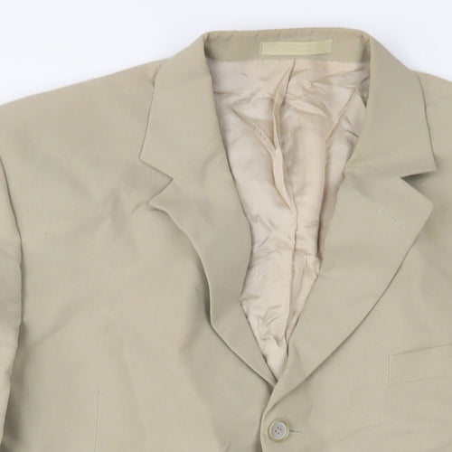 Maine Mens Beige Lyocell Jacket Suit Jacket Size 46 Regular