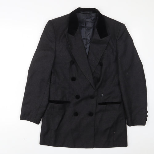 Marks and Spencer Womens Grey Jacket Size 10 Button