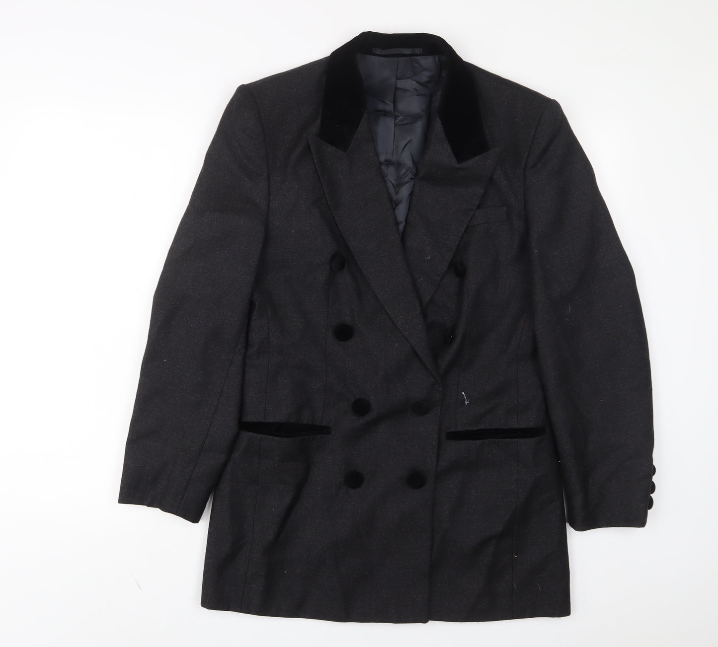 Marks and Spencer Womens Grey Jacket Size 10 Button