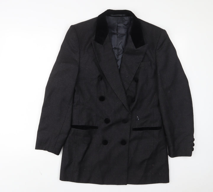 Marks and Spencer Womens Grey Jacket Size 10 Button