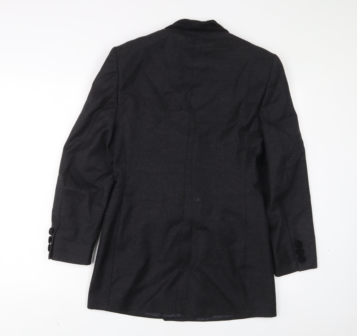 Marks and Spencer Womens Grey Jacket Size 10 Button