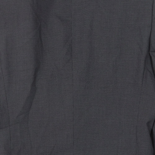 NEXT Mens Grey Polyester Jacket Suit Jacket Size 36 Regular