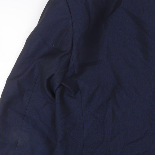 Ventuno 21 Mens Blue Polyester Jacket Suit Jacket Size 38 Regular