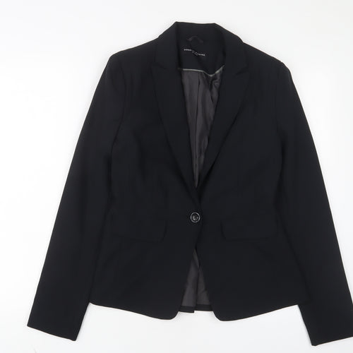 Dorothy Perkins Womens Black Jacket Blazer Size 10 Button