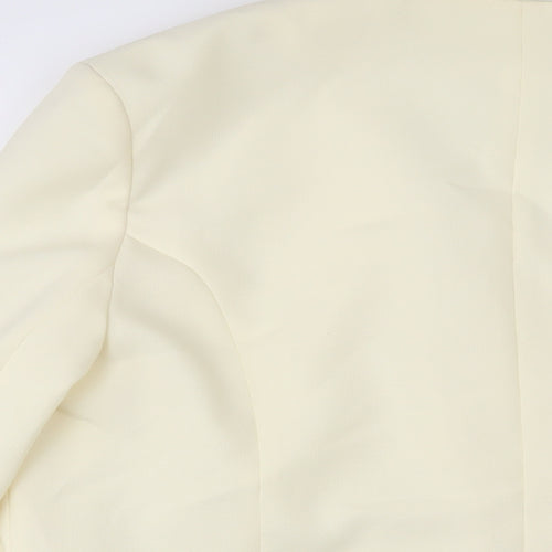 Debenhams Womens Ivory Jacket Size 18 Button
