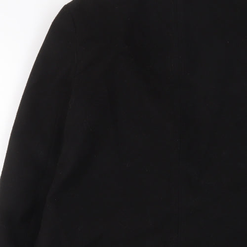 Topshop Womens Black Jacket Size 6 Zip