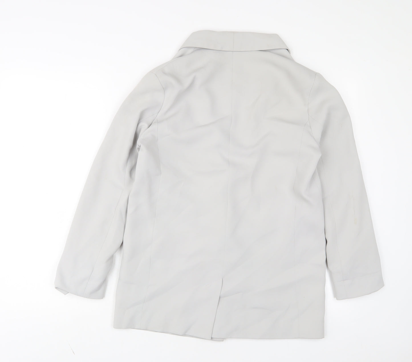 Topshop Womens Grey Jacket Blazer Size 8 Button