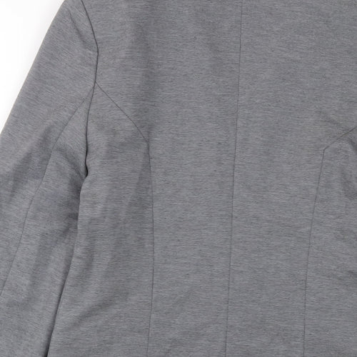 Oasis Womens Grey Jacket Blazer Size 6 - Open