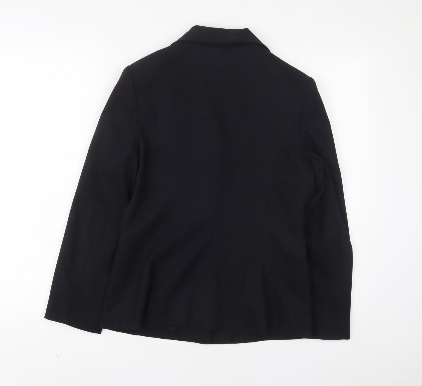lambda Womens Black Jacket Blazer Size S Button